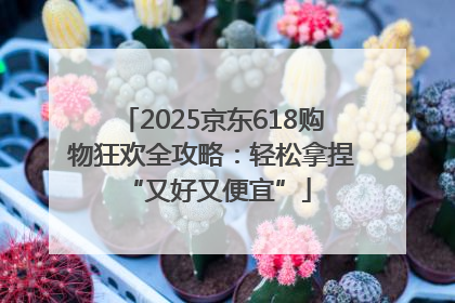 2025京东618购物狂欢全攻略：轻松拿捏 “又好又便宜”