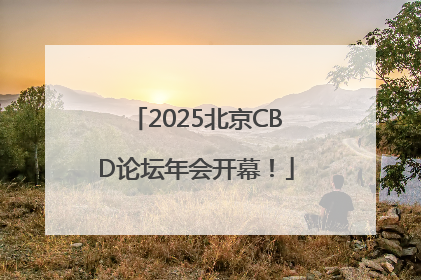 2025北京CBD论坛年会开幕！