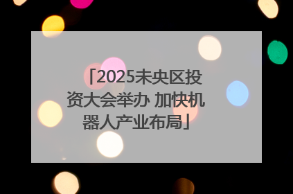 2025未央区投资大会举办 加快机器人产业布局