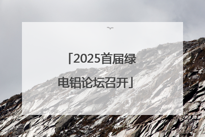 2025首届绿电铝论坛召开